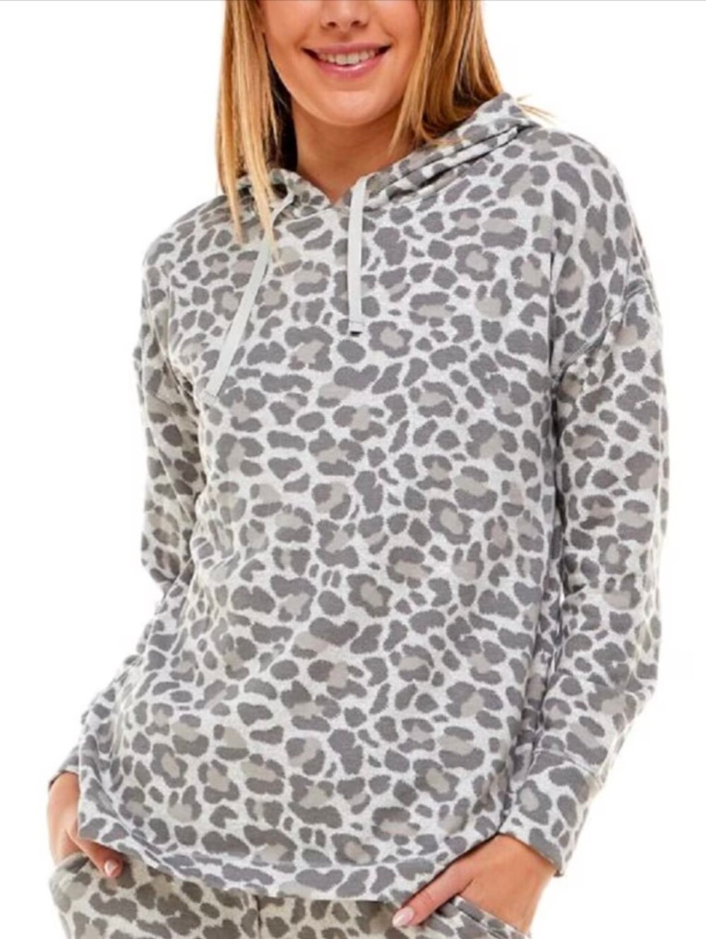 The Royal Standard Leopard-Print Pullover Hoodie S/M